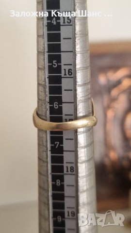 Vintage златен пръстен 14к, снимка 5 - Пръстени - 43961679