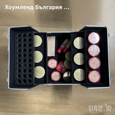 Чанта за гримове практичен козметичен куфар, снимка 5 - Куфари - 43001787