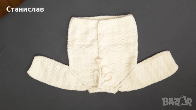 бебешки ръчно плетени дрехи , снимка 12 - Комплекти за бебе - 51848188