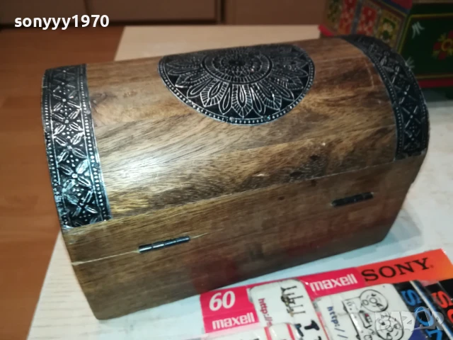 КРАСИВА ДЪРВЕНА КУТИЯ ОТ ГЕРМАНИЯ 1708251906, снимка 5 - Антикварни и старинни предмети - 51395218