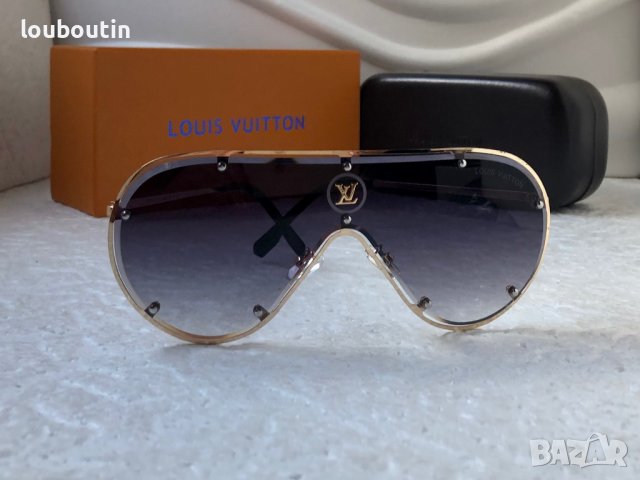 Louis Vuitton Mъжки слънчеви очила маска висок клас, снимка 3 - Слънчеви и диоптрични очила - 39123065
