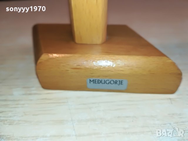 ДЪРВЕН КРЪСТ С ХРИСТОС-МЕД/МЕСИНГ, снимка 11 - Колекции - 28344334