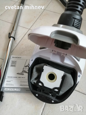 Продавам Прахосмукачка Silver Crest SBBK 700 A1, снимка 6 - Прахосмукачки - 52793396