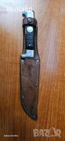 Габровси нож “Еделвайс“ - Петко Денев - Соц, снимка 5 - Ножове - 52731175