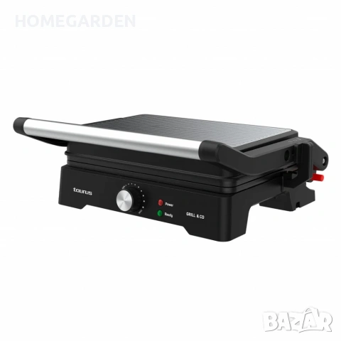 Контактен грил Taurus Grill&Co, 1500W, с плаващ капак и регулируем термостат