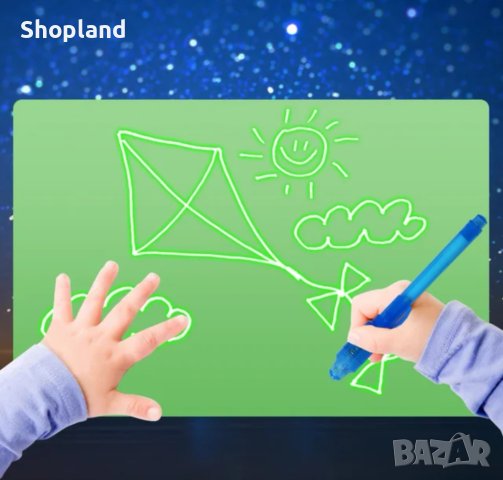 Светеща дъска за рисуване, снимка 2 - Рисуване и оцветяване - 43424197