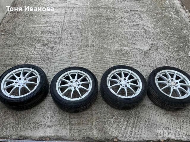 джанти "Мерцедес" с гуми - 4 бр., снимка 1