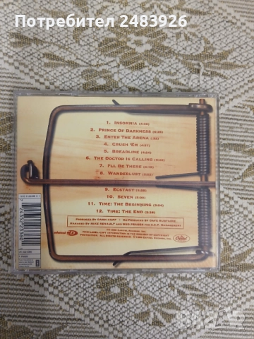 MEGADETH CD RISK, снимка 2 - CD дискове - 51717150