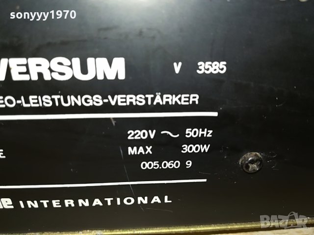 universum v3585 stereo amplifier-2x100w germany 2406211128, снимка 16 - Ресийвъри, усилватели, смесителни пултове - 33318583