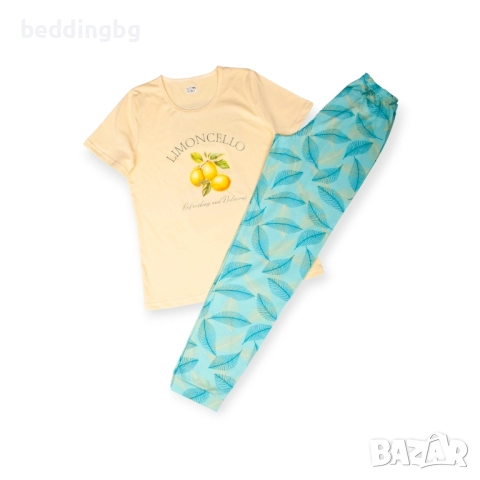 #Дамски #Памучни #Пижами (100% Пениран Памук) - Различни Модели - Произведено в България, снимка 6 - Пижами - 34743982