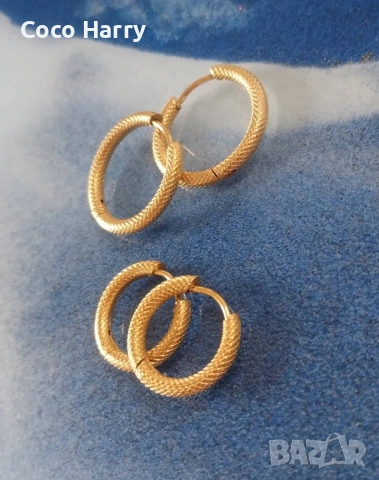 Комплект 2чифта обеци, снимка 4 - Обеци - 53091999