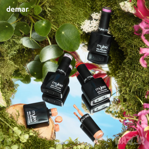 Mylee Цветен комплект гел лак за нокти 4x10 ml пролет/лято 2024 - дълготраен и лесен за нанасяне, снимка 7 - Продукти за маникюр - 44882555