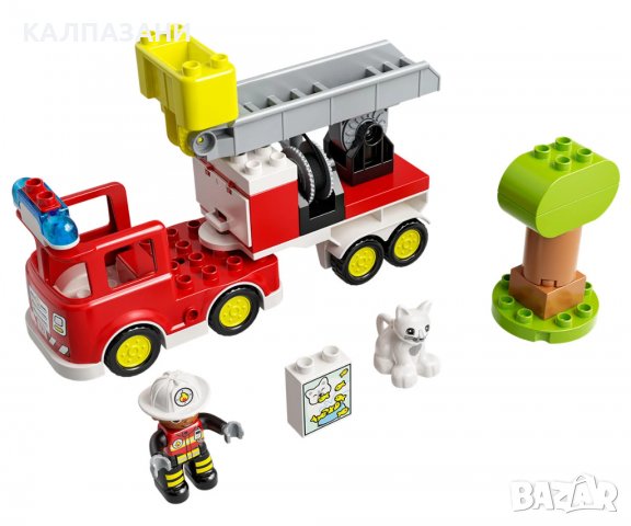 LEGO® DUPLO® Town 10969 - Пожарникарски камион, снимка 3 - Конструктори - 39432278