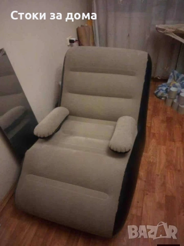 Удобен надуваем S-образен шезлонг с подлакътници , снимка 2 - Други стоки за дома - 53466396