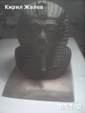 Фараон бронз А1329 Бюст, снимка 7 - Колекции - 27160804