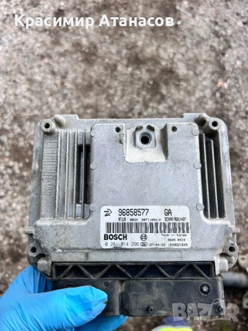 0281014296. Компютър двигател за шевролет каптива. 96858577, снимка 8 - Части - 51431772