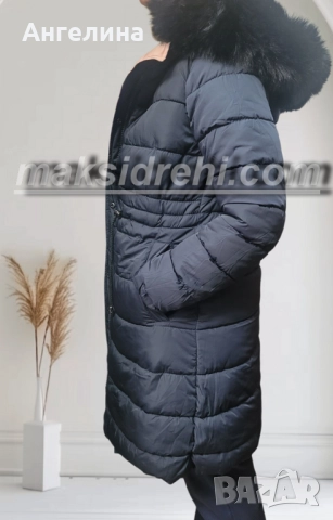 Елегантно дамско зимно яке с две лица., снимка 5 - Якета - 52385947