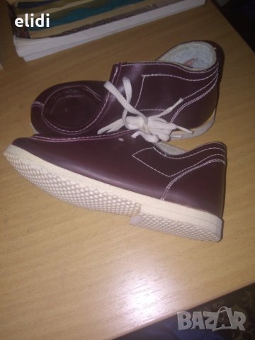 Нови български №25 естествена кожа , снимка 3 - Бебешки обувки - 27415296