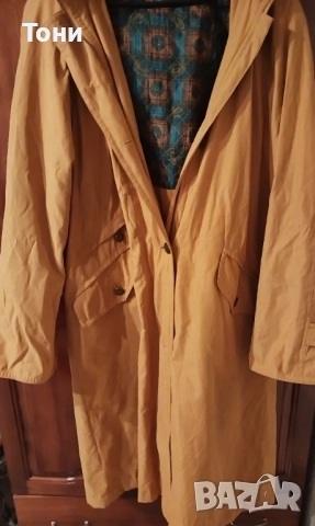 Ново Дамско Зимно Дълго Яке с Качулка L