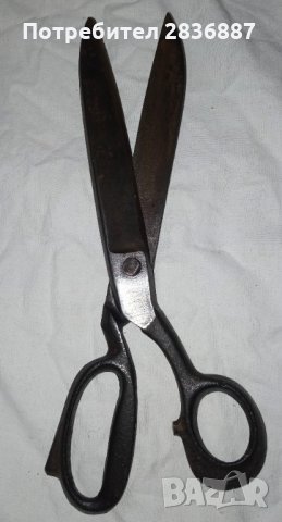 Антични големи шевни ножици GERLACH Полша 1930-те, снимка 6 - Антикварни и старинни предмети - 35511376