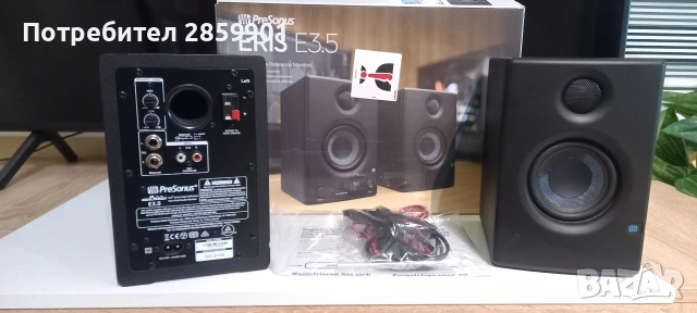 Продавам студийни монитори PreSonus Eris E3.5 – чисто нови, снимка 2 - Тонколони - 53126598