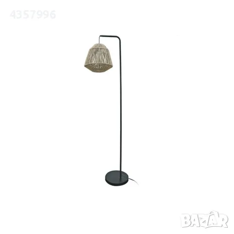 Декоративна настолна лампа, Плетен абажур, 40W , снимка 2 - Настолни лампи - 49673063