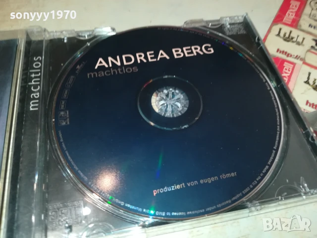 ANDREA BERG CD 1308251656, снимка 2 - CD дискове - 51355522