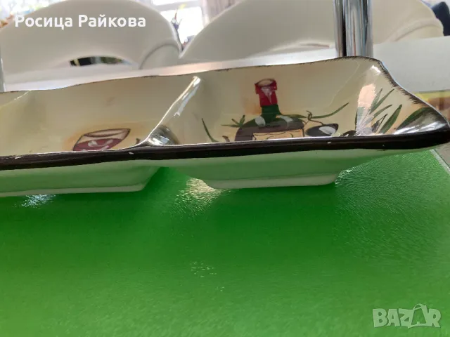 Плато за сервиране от три части, снимка 10 - Чинии - 50133063