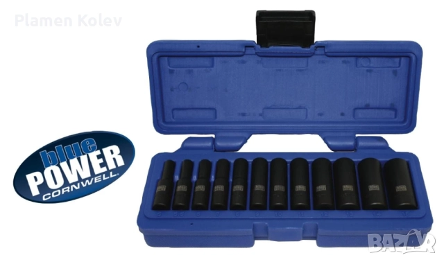 Cornwell Tools 12 части 1/4 дълги 6стенни вложки камъни комплект 5-15mm 