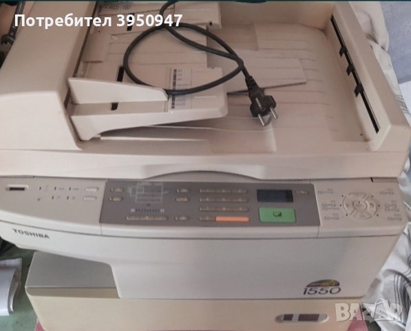 Принтер и скенер Toshiba 1550, снимка 1 - Принтери, копири, скенери - 43947820