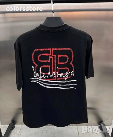 Мъжка  тениска Balenciaga  кодIM75, снимка 2 - Блузи - 42263309
