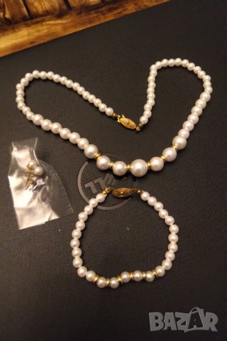 Руски лот с перли и позлата , снимка 1 - Бижутерийни комплекти - 32722843