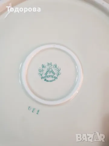 Старинно бароково  плато,фруктиера - Bavaria Mitterteich от 20-те години на миналия век, снимка 6 - Сервизи - 49150695