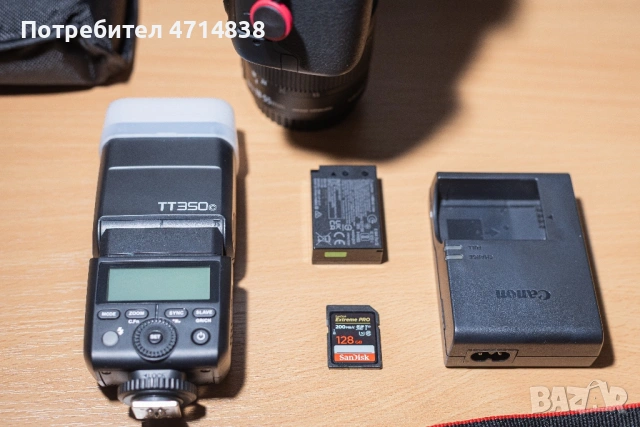 Фотоапарат Canon EOS 250D - Пълен Комплект, снимка 7 - Фотоапарати - 53168837