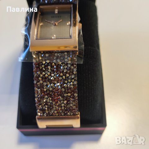 Дамски часовник със Сваровски , снимка 3 - Дамски - 38349995
