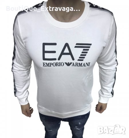 Мъжка блуза EA7 White !!!