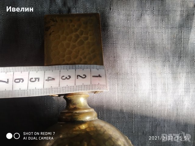 стара поставка за кибрит от бронз, снимка 8 - Антикварни и старинни предмети - 32376238