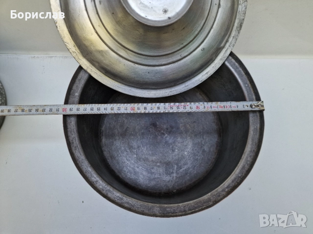 Стара, медна тенджера 6 л., снимка 4 - Антикварни и старинни предмети - 51585045