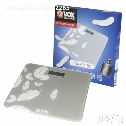 Електронна везна VOX, снимка 2 - Други стоки за дома - 49548803