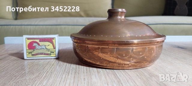 кутийка медна ретро за ценители , снимка 7 - Декорация за дома - 51627574