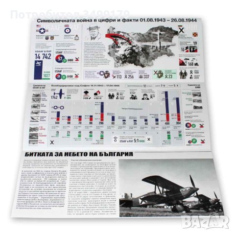 Въздушните на Негово Величество Войски 1941-1944. Посвещава се на защитниците на Българското Небе, снимка 7 - Специализирана литература - 43853776