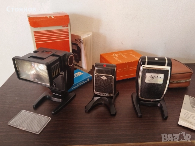 Ретро светкавици за камери AGFALUX, National, Zeiss Ikon, др. , снимка 8 - Светкавици, студийно осветление - 48961441