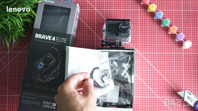 Akaso Brave 4 Elite 4K екшън камера, снимка 3 - Камери - 40699021