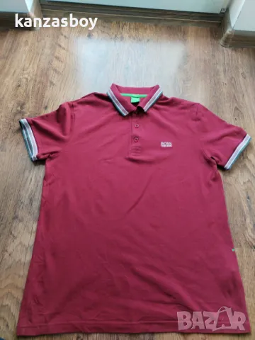 hugo boss green Paddy- страхотна мъжка тениска L , снимка 4 - Тениски - 49963311