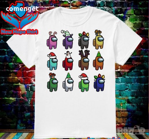 NEW! Детски тениски AMONG US / АМОНГ 7 модела! НАД 10 ЦВЯТА, снимка 3 - Детски тениски и потници - 32561821