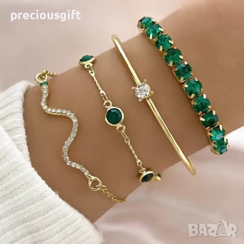 Комплект бижута - 4 броя гривни