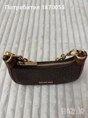 Michael Kors Cora Mini Zip Poucette, снимка 5 - Чанти - 52875815