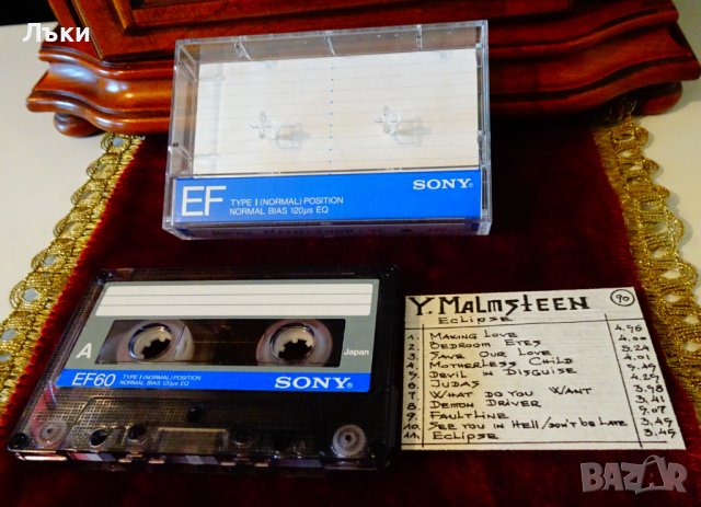 Sony EF60 аудиокасета с Yngwie Malmsteen. , снимка 1 - Аудио касети - 43388986