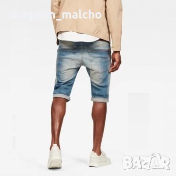 МЪЖКИ КЪСИ ДЪНКИ – G-STAR RAW 3301; размери: W30, W38, W40, снимка 2 - Къси панталони - 28807185