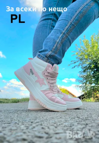 Дамски кецове в два цвята Pink и Gray от 36 до 41 номер, снимка 6 - Кецове - 47414921